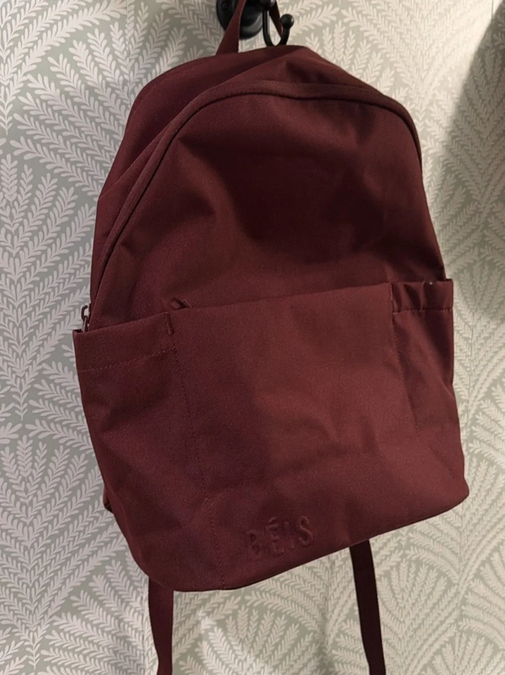 BEIS Burgundy Everyday Backpack